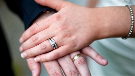 While wearing a wedding band on the ring finger may be a popular way to signify marriage, there are plenty of other ways that a couple can. What Is the Proper Way to Wear a Wedding Ring Set?