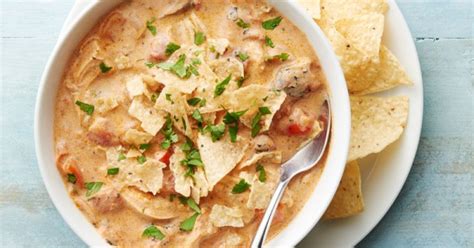 Simply reheat on the stovetop with. Slow-Cooker King Ranch Chicken Soup Recipe - Flyers Online