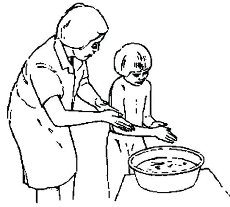 Handwashing is the single most important procedure for preventing noscomial (institutionally acquired) infections. Printable Hand Washing Coloring Pages at GetDrawings ...