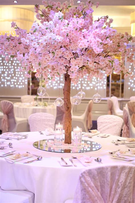 The range of trees with pink blooms is large. Pink blossom trees | Cherry blossom wedding theme, Tree ...