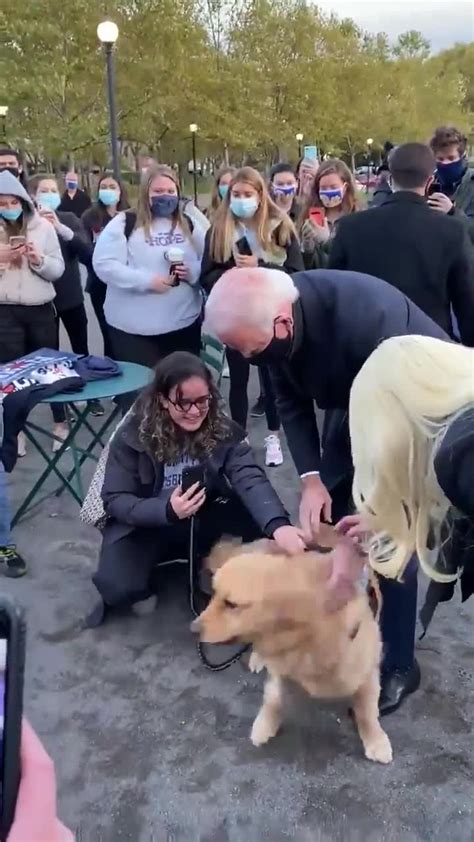 Traveling content director @whitehouse | ‍. Joe Biden and Lady Gaga Pet Support Dog at Pittsburgh ...