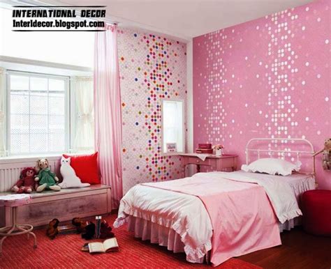 A pink scribble painting over floral designed wallpaper could be an effective way to portray the feminism. 15 Pink Girl's bedroom 2014 : Inspire pink room designs ideas for girls