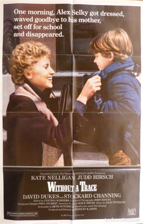 It is based on the novel still missing by beth gutcheon. without a trace movie poster,twentieth century- - Comprar ...