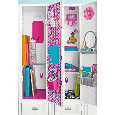 You simply slide the shelves to either side to access the stuff behind. 43 best Locker Decorations and Accessories images on Pinterest | Locker decorations, Locker ...