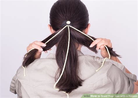 A fishtail is much easier than it looks. How to Braid Your Hair with a Ribbon: 8 Steps (with Pictures)