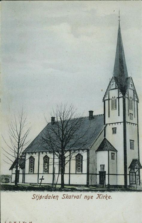Stjørdal kommune er en kommune i trøndelag fylke (før 1. Nord-Trøndelag fylke Stjørdal kommune Skatval nye kirke Stjørdalen. Høyformat Utg AOMI. Datert ...