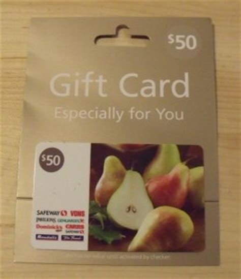 They verify the card balance and also offer protection both. Giveaway - $50 Grocery Store Gift Card for the Safeway ...