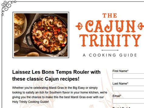 Holy Trinity of Cajun Cooking Sweepstakes