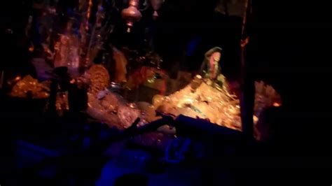 The curse of the black pearl. Pirates of The Caribbean Part 1/2 Disneyland Ride 2011 ...