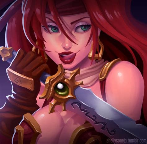 Want to discover art related to red_monika? Red Monika by Sh3lly on DeviantArt | Battle chasers, Image ...