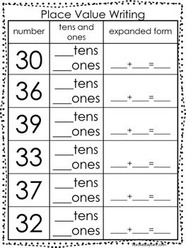 Engageny/eureka math worksheets for grade 1. 10 Place Value Worksheets. Writing Tens and Ones and ...