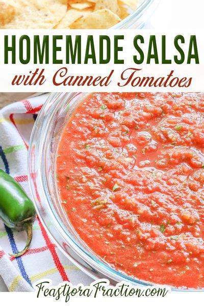 This recipes uses tomatoes fresh from the garden. Homemade Salsa (made with canned tomatoes!) in 2020 | Homemade salsa, Vegan recipes easy, Salsa