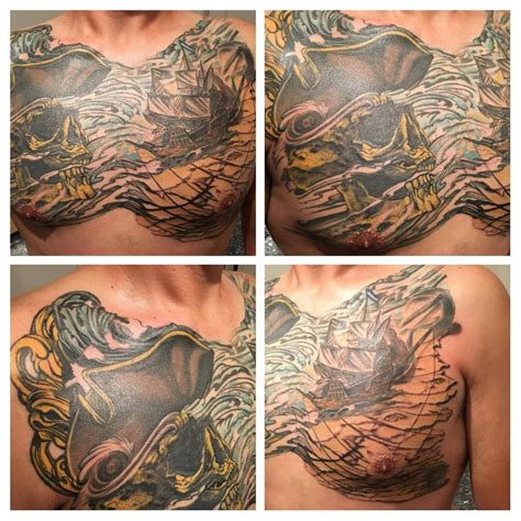 This lets you see an example of the tattoo installed, and is meant to serve as a starting point, to help you visualize. Nautical chest plate by Jeff Hayes Albuquerque NM : tattoos