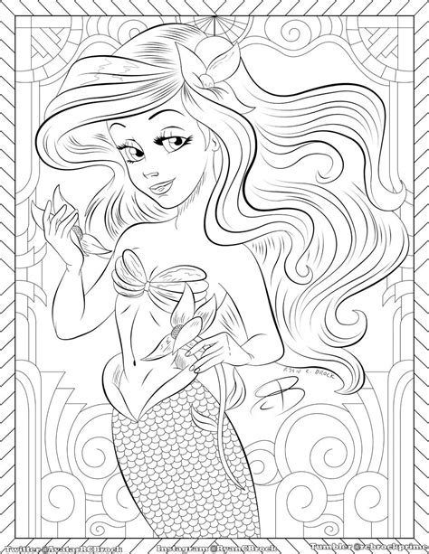Mermaid mask coloring page from mermaid category. Pin by COLORING on Little Mermaid in 2020 | Mermaid ...