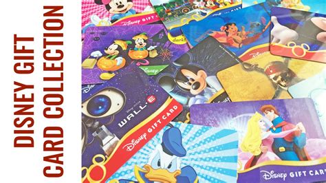 There's no expiration date to your gift card, so. My Disney Gift Card Collection - YouTube