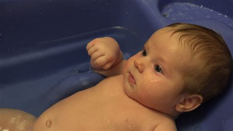 30 x 18.5 x 8.5 inches. 5 Months Old Baby Bath Stock Footage Video (100% Royalty ...