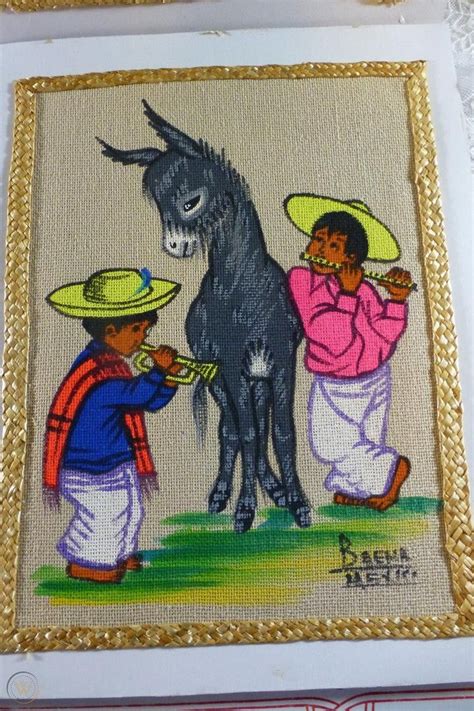 Bound up in everyday life, punctuated by festivals and religious ceremonies, created. vintage mexican folk art paintings - Google Search in 2020 ...