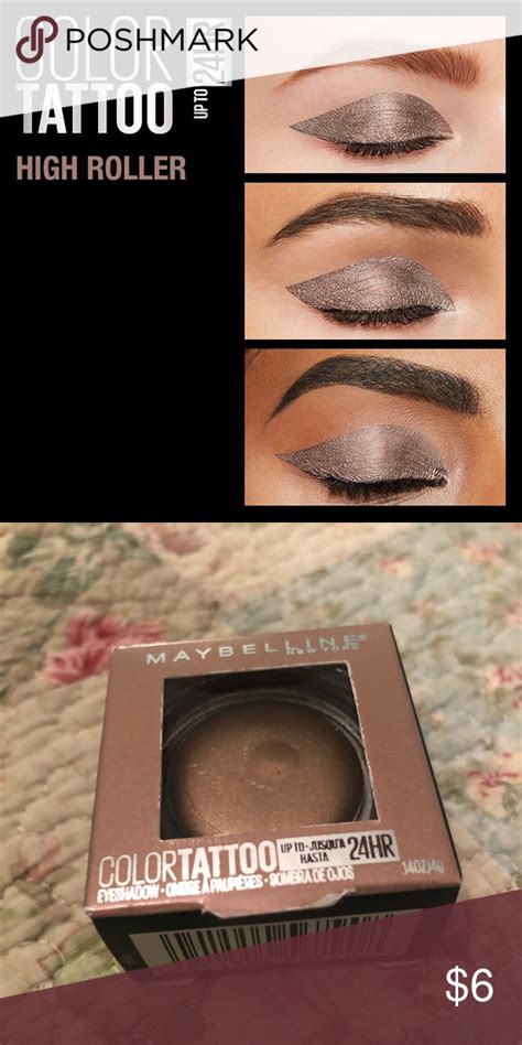 Our artists are highly experienced professionals,. Maybelline Color Tattoo eyeshadow in High Roller NWT ...