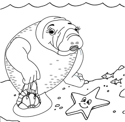 Download manatees coloring pages and use any clip art,coloring,png graphics in your website, document or presentation. Pin by CS Pengadaan on Manatee Coloring Pages | Animal ...