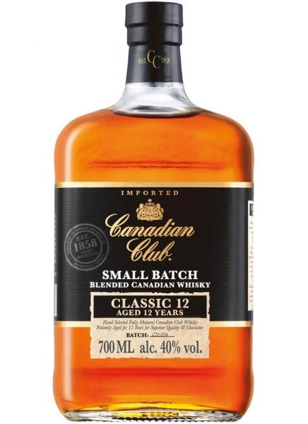 Patrick 92% un très bon whisky, présentant un superbe mélange d'intensité, de douceur et de complexité. Canadian Whisky - Canadian Club Classic | Spirituosenworld ...