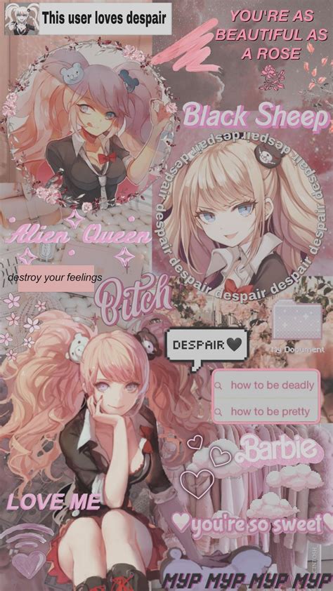 How many junko enoshima anime images are there? Junko Enoshima aesthetic | Anime wallpaper iphone, Cute ...