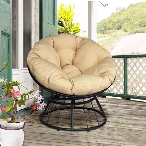 Shop for papasan chair covers online at target. Dormitory Papasan Chair Swivel Patio Chair with Fluffy ...