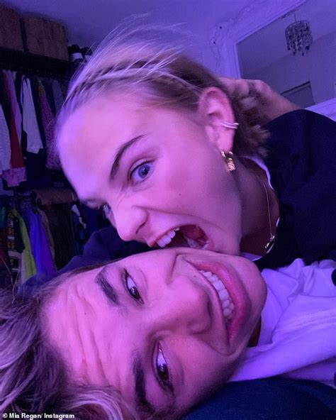 When did they start dating? Romeo Beckham and girlfriend Mia Regan celebrate their two ...