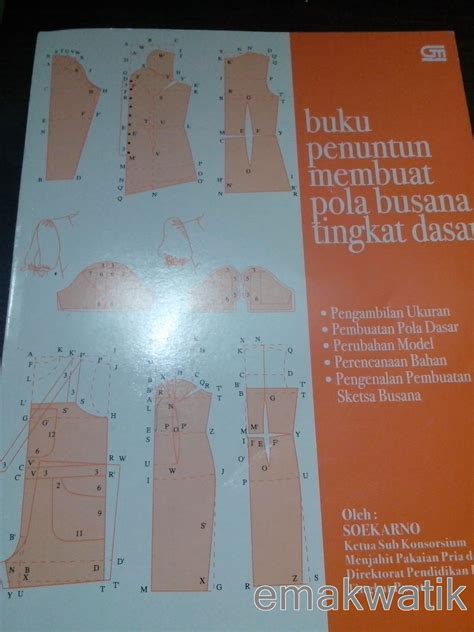 Lingkungan dalam pembuatan pola dasar menggunakan teknik analisis pola drapping dan pola busana wanita sesuai dengan desain. Belajar Menjahit Yuk: REVIEW BUKU JAHIT : Buku Penuntun ...