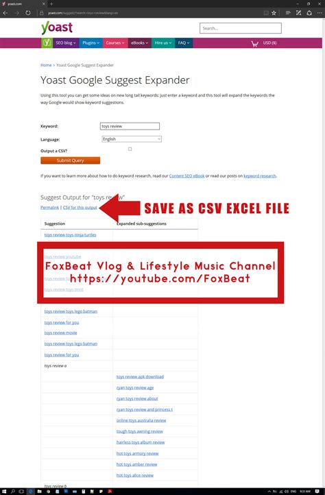 You should see a dropdown like. YOAST - Automatic Google Suggest Keyword Finder | YouTube ...