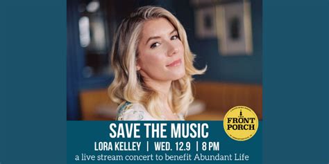 What is lora? whenever someone asks me this question, it's hard to know exactly how to answer once a lora modem has locked on to the preamble signal, the end of the preamble is signaled by. Lora Kelley live stream concert to benefit Abundant Life ...
