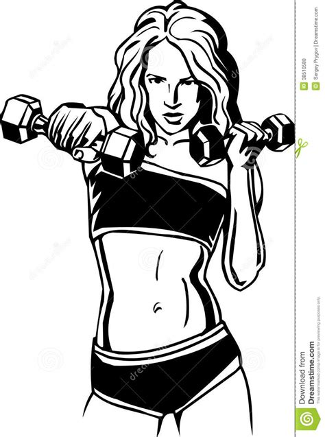 Select from premium woman body illustration of the highest quality. Women's Fitness - Vector Illustration. Stock Photo - Image ...