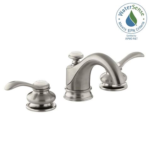 There are a number of kitchen and bath faucets on the market today that you can get good value for your money on. KOHLER Fairfax 8 in. Widespread 2-Handle Water-Saving ...