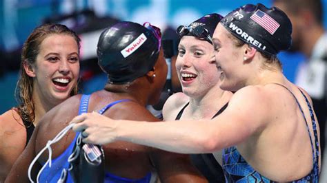 Zhang adds world record to asian record set at nationals in qingdao. U.S. set world record to win women's 4x100 metres medley ...