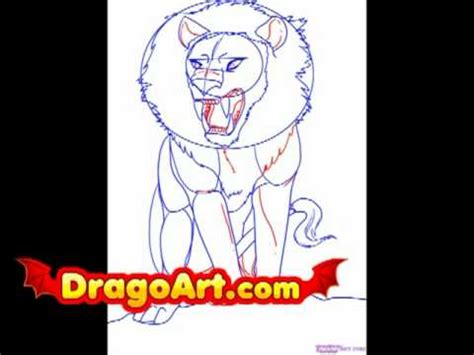 Don't try to draw individual hairs though simply. How to draw an anime lion, step by step - YouTube