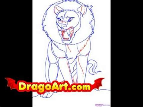 How to draw a puppy present folding surprise. How to draw an anime lion, step by step - YouTube