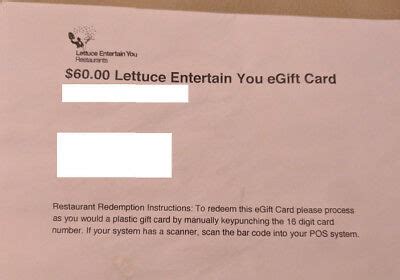 Lettuce gift cards can be used at all participating lettuce restaurants. Lettuce Entertain You Gift Card Balance