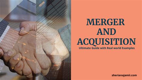 Learn how mergers and acquisitions and deals are completed. Merger and Acquisition: Ultimate Guide with Real-world ...