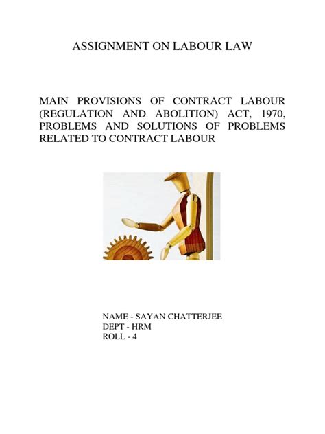 Hawaii general contractors, specialty contractors, and suppliers looking to protect their cash have to watch the calendar. Important Provisions of Contract Labour | Independent ...