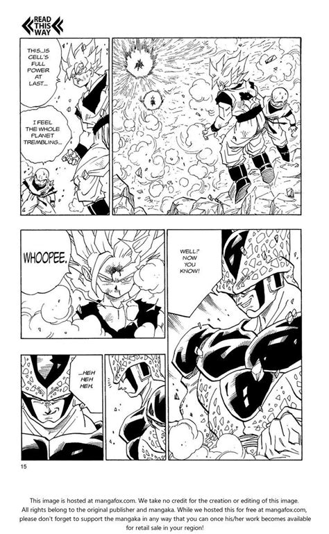 Doragon bōru sūpā) the manga series is written and illustrated by toyotarō with supervision and guidance from original dragon ball author. Dragon Ball 215: Cell vs. Gohan at MangaFox.me | Dragon ...