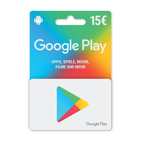 Verschenken sie schnell und bequem inhalte an freunde und familie. Google - Play Gutschein 15 € | Gutscheinwelt ...