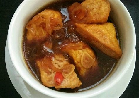 108 resep tahu guling ala rumahan yang mudah dan enak dari komunitas. Resep Tahu Kuah Kecap oleh familahaq - Cookpad