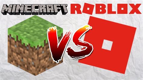 Download roblox logo line minecraft red free clipart hq hq. Roblox Vs Minecraft By Kitthekid On Deviantart - Free ...