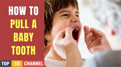 Gently pulling out a loose baby tooth can be done in some known ways. How to Pull a Baby Tooth Out At Home How To Pull A Loose ...