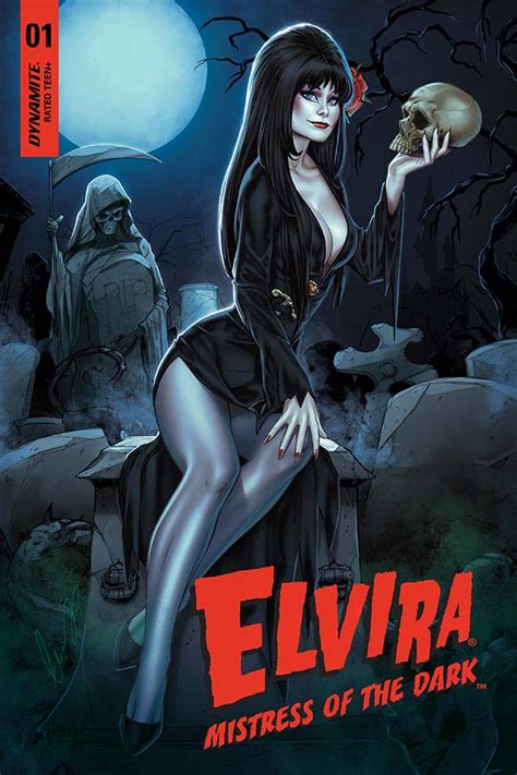 This problem may be due to the hyper pigmentation. Dynamite® Elvira: Mistress Of The Dark #1