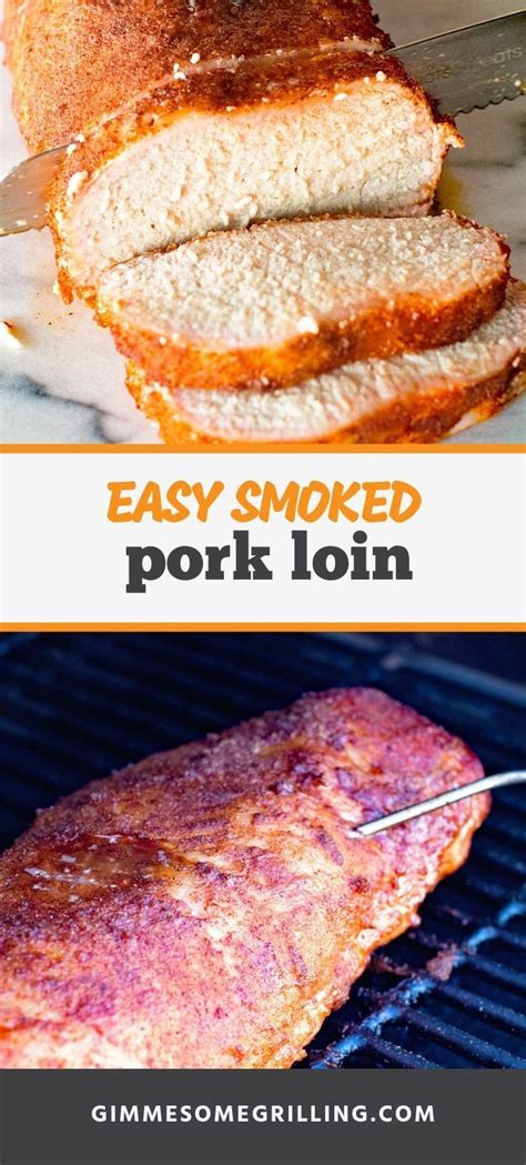 Roast pork loin with mango salsa. Need an easy recipe on your smoker? This Smoked Pork Loin ...