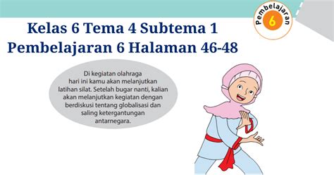 Bantu jawab dan dapatkan poin. Lks Tema 4 Kelas 6 - Guru Galeri