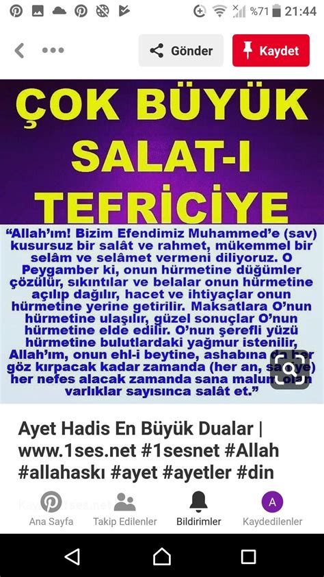 İdri̇si̇ye (tevhi̇d) zi̇kri̇ lâ ilâhe illallah muhammedün resûlullah fî külli lemhatin ve nefesin adede mâ vese'ahü ilmüllah… diye üç defâ, sonra da. Arzu Kavalcı adlı kullanıcının salavatı şerif panosundaki ...