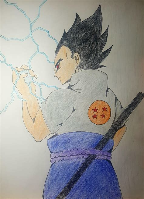 Naruto o dragon ball z. Is Vegeta/Sasuke mashup. Would he be from Naruto Z or Dragon Ball Shippuden? : dbz