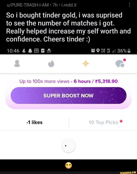 For me personally, it helps significantly. So i bought tinder gold, i was suprised to see the number ...