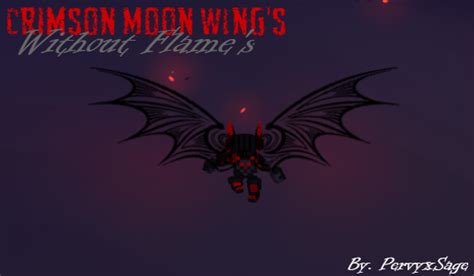 The whole solar system's police is perplexed: Crimson Moon Wings - Wings Mod by PervyxSage - Trovesaurus